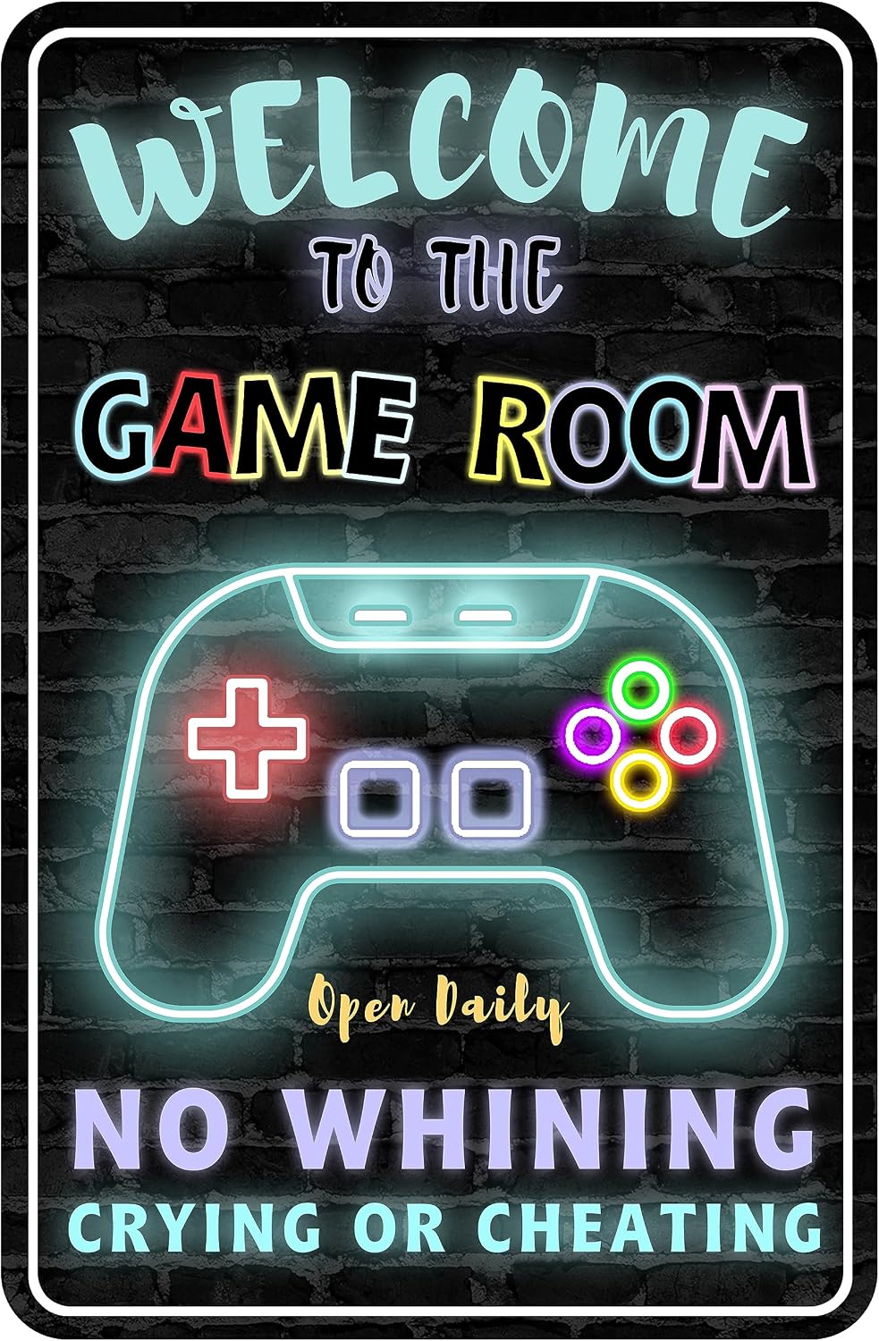 Gaming Room Metal Sign Gamer W - огляд і ціна Gaming Accessories For Room
