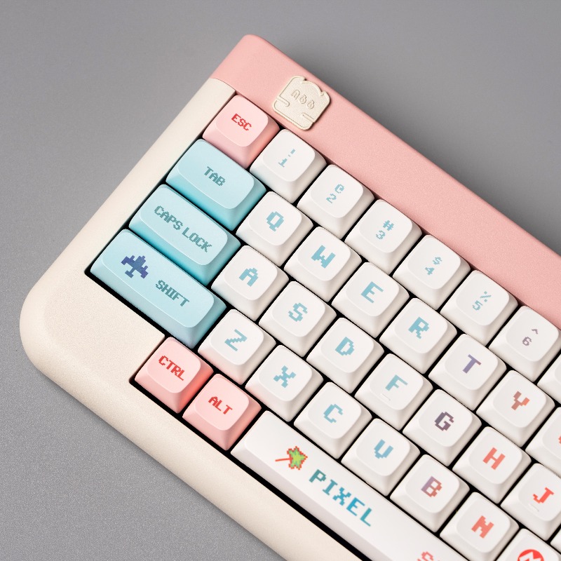 Pixel Style Themed Keycaps XDA - огляд і ціна Gaming Accessories Aesthetic