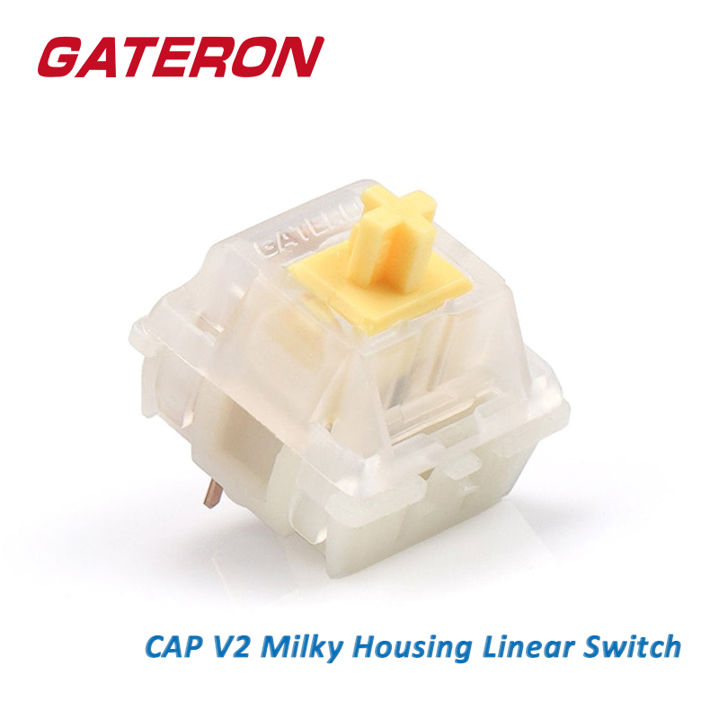 GATERON CAP Milky Yellow Linea - огляд і ціна Gaming Accessories Aesthetic