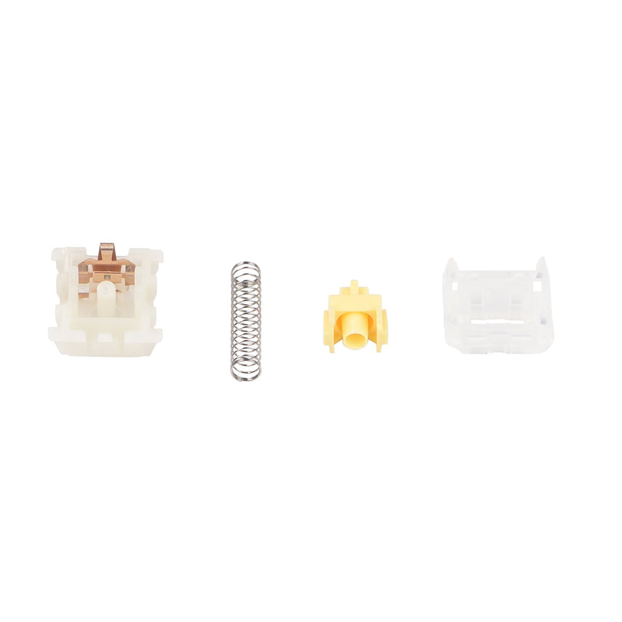 GATERON CAP Milky Yellow Linea - огляд і ціна Gaming Accessories Aesthetic