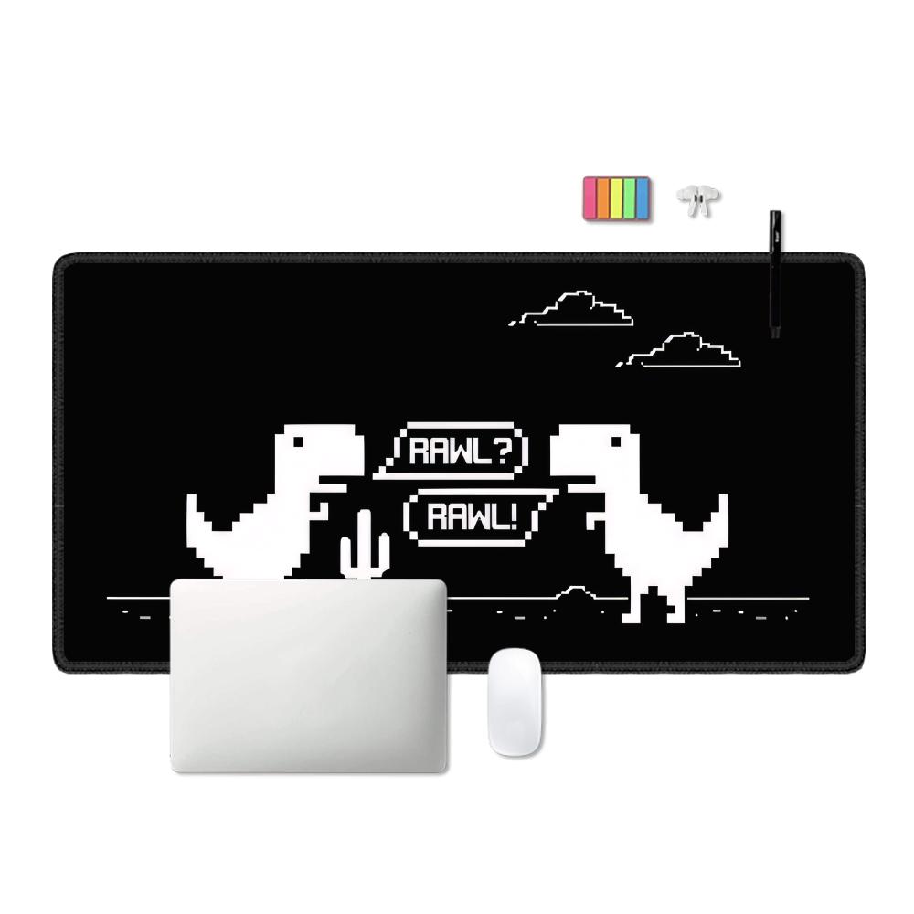 Dinosaur Pattern XXL Mouse Pad - огляд і ціна Gaming Accessories Shop
