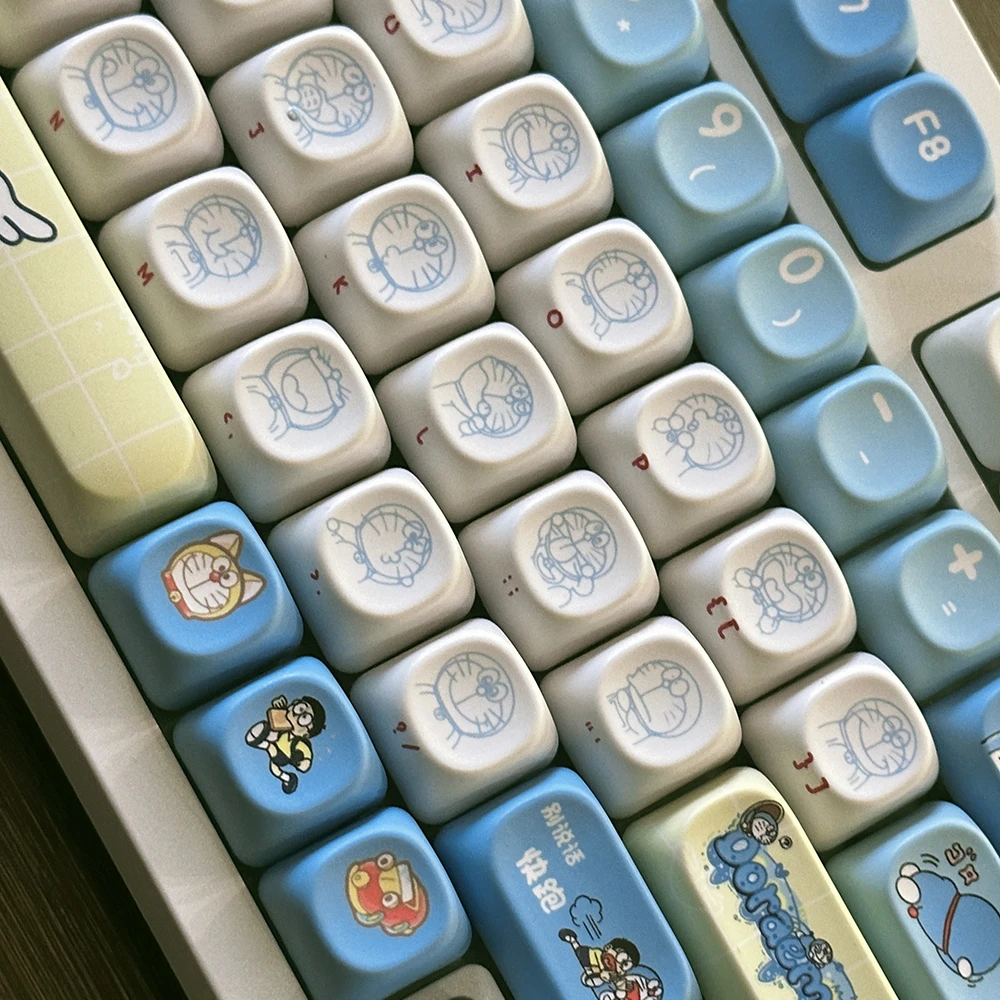 Original Doraemon Keycaps 120  - огляд і ціна Gaming Accessories Aesthetic