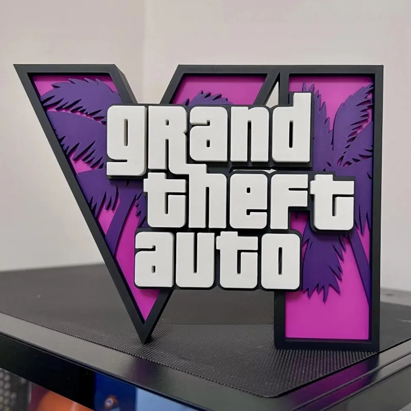 3d GTA 6 Grand Theft Auto Logo - огляд і ціна Accessories For Your Gaming Room