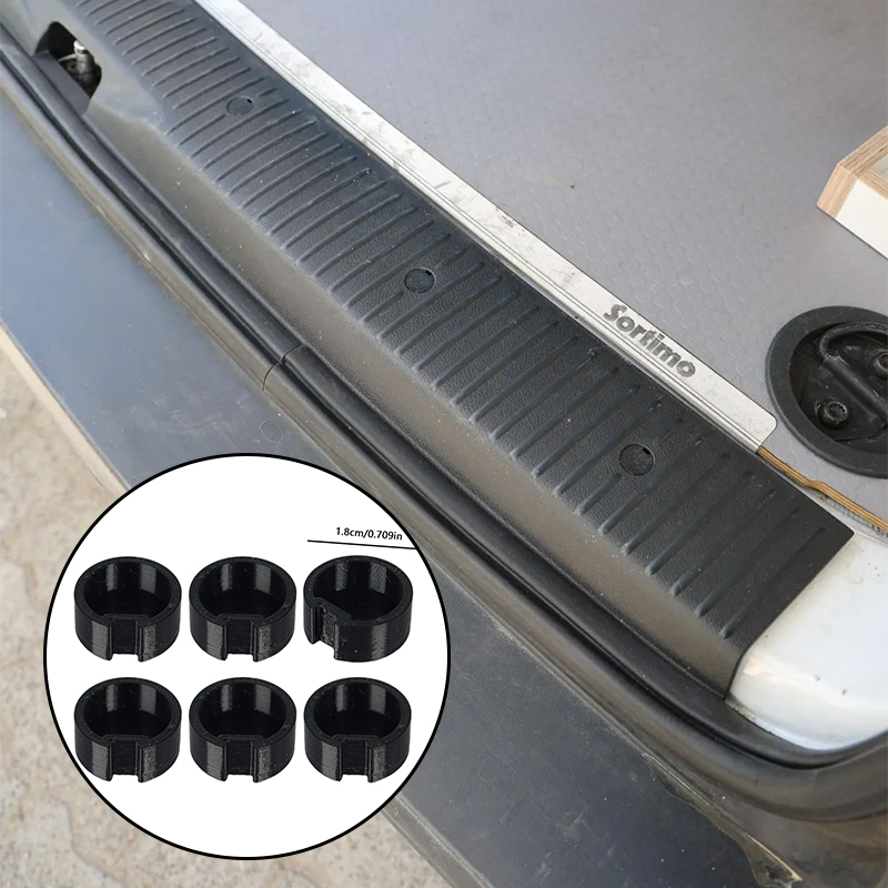 6pcs Car Tailgate Trim Cover F - огляд і ціна Gaming Accessories Rack